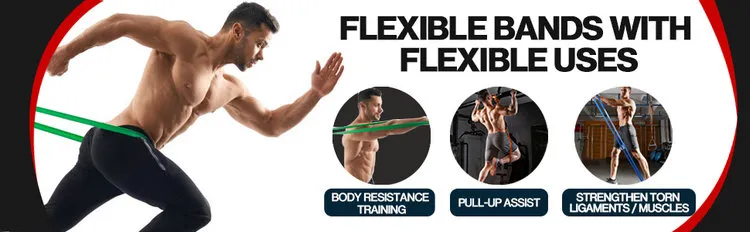 Latex Fit Simplify Resistance Loop Exercise Bands for Home Fitness
