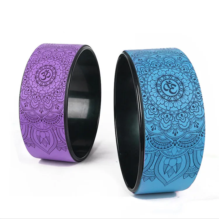 Massage Body Pilates Roller Gym Workout PU Balance Yoga Wheel