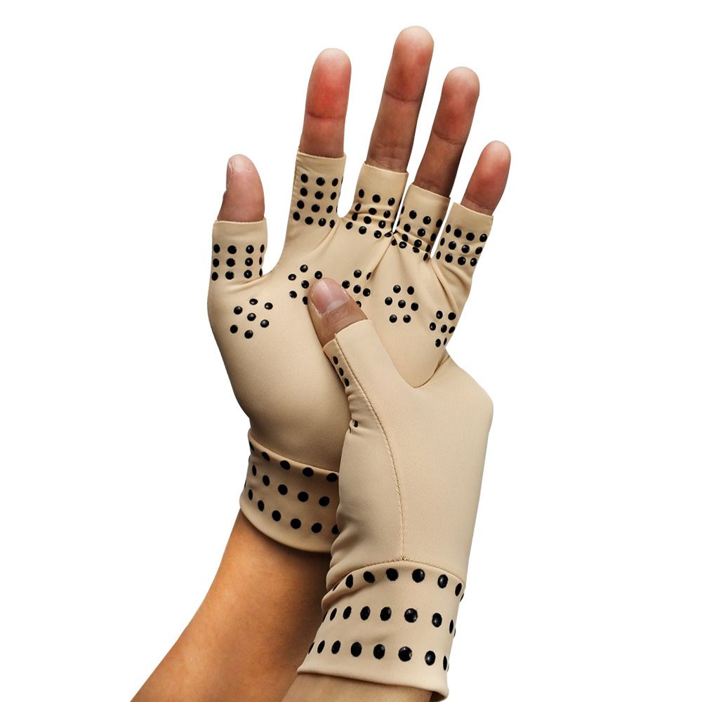 Massage Gloves Arthritis Pressure Pain Relief Magnetic Anti-Arthritis Fingerless Health Therapy Gloves Esg11367