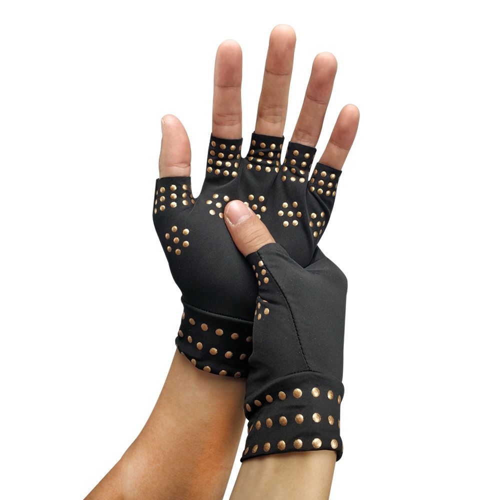 Massage Gloves Arthritis Pressure Pain Relief Magnetic Anti-Arthritis Fingerless Health Therapy Gloves Esg11367