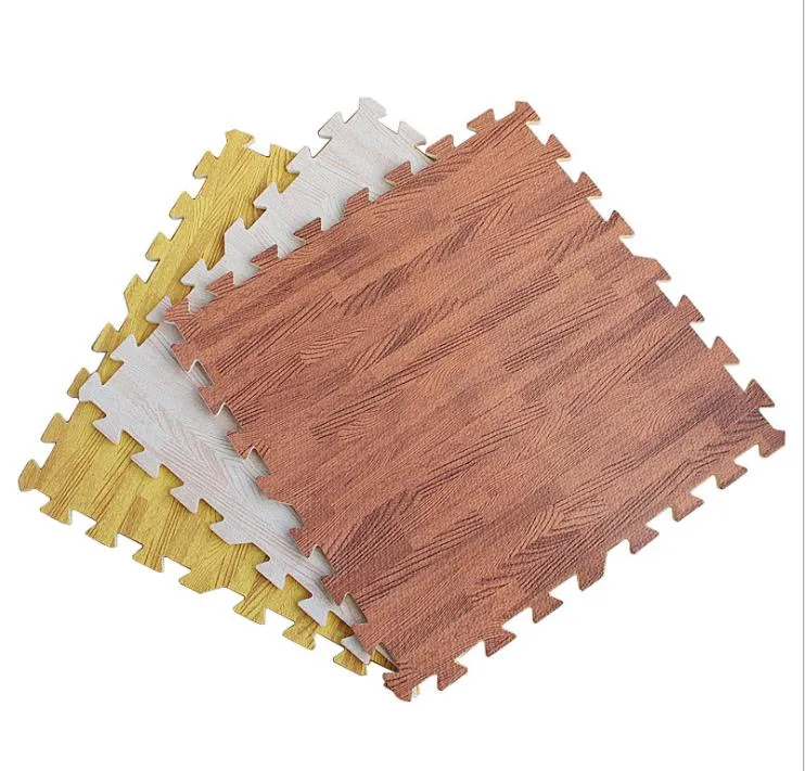 New Arrival 4PCS Simulated Wood Grain Foam Mat EVA Puzzle Pat 60*60