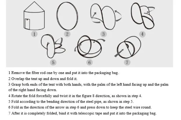New Design Children Mongolian Yurts Tent Big Space Outdoor Indoor Play Game Toys Tent