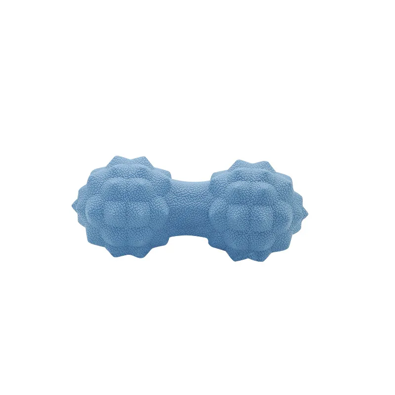 New Design Non-Toxic Eco Friendly TPR Double Peanut Massage Ball Roller Lacrosse Ball DIP Tissue Spiky Ball