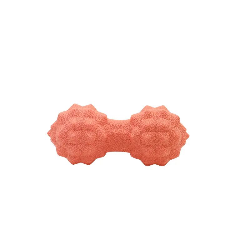 New Design Non-Toxic Eco Friendly TPR Double Peanut Massage Ball Roller Lacrosse Ball DIP Tissue Spiky Ball
