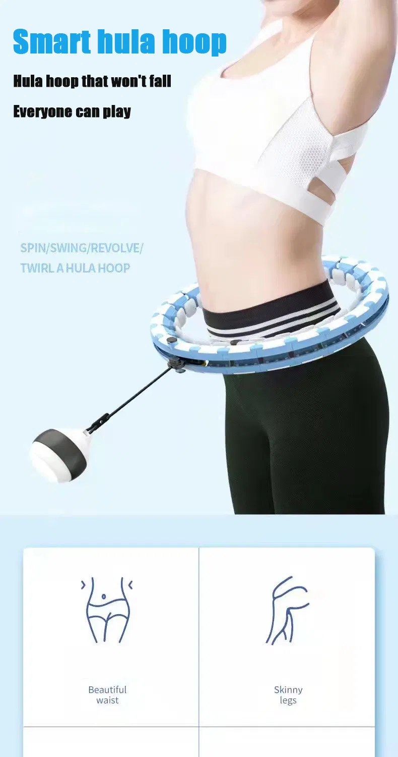 New Fashion Health Weighted Hu La Circle Indoor Smart Fitness Gymnastics Hula Ring Hoop