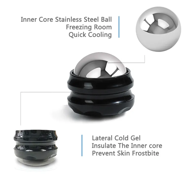 New Style Hand Ice Cold Fitness Massage Roller Ball Health Care Therapy Cold Massage Roller Ball Body Massage Ball