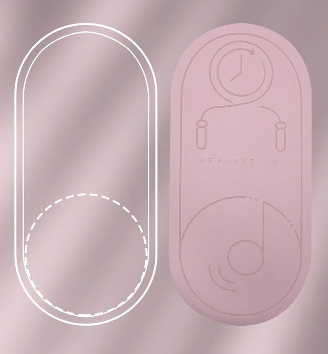 Non-Slip Fitness Exercise Mat, Skipping Mat, Jump Rope Mat, Ultra Durable Home Indoor Gym Flooring