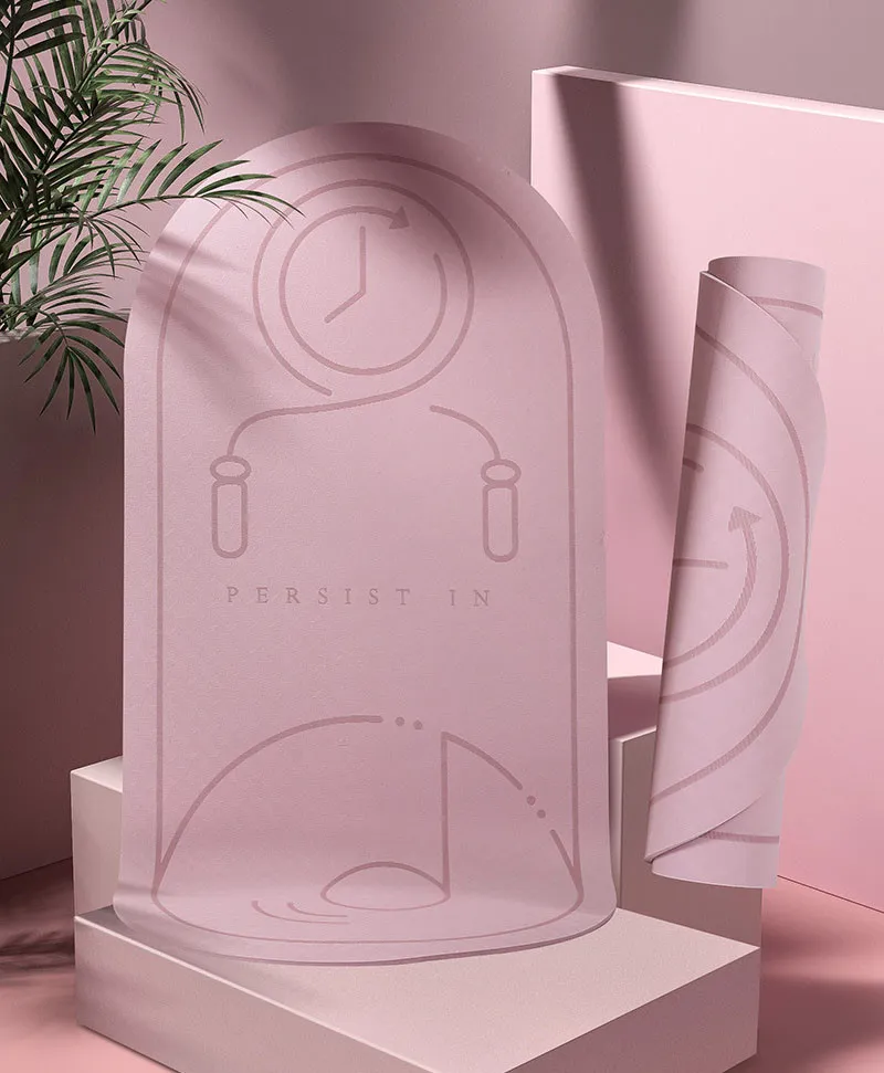 Non-Slip Fitness Exercise Mat, Skipping Mat, Jump Rope Mat, Ultra Durable Home Indoor Gym Flooring