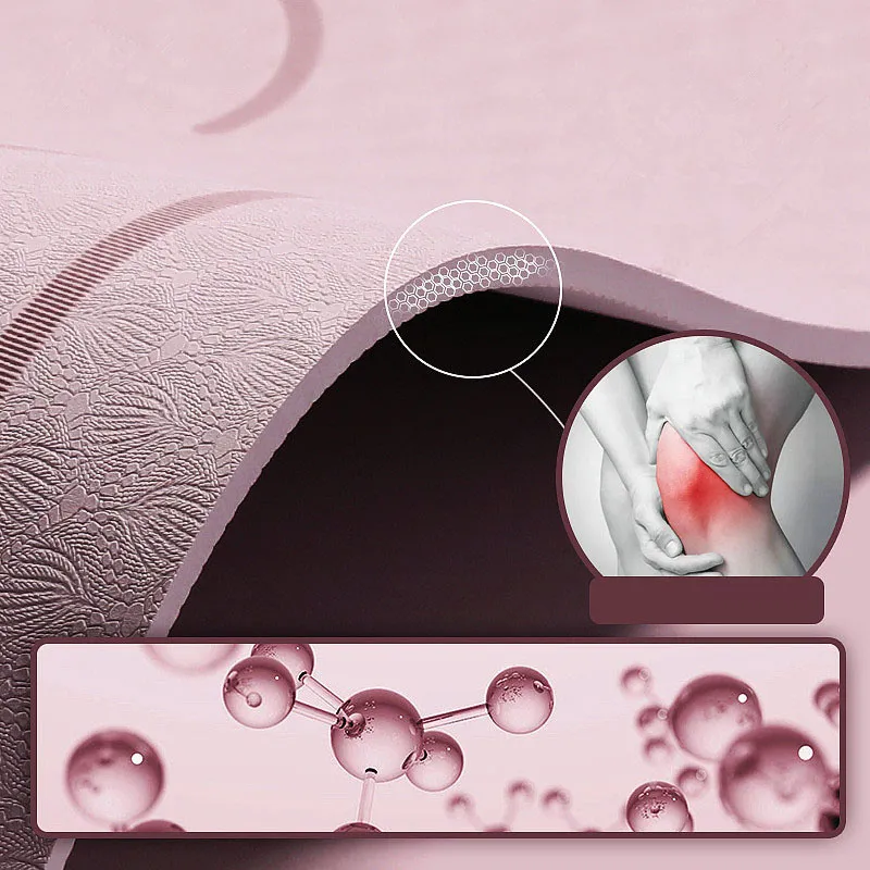 Non-Slip Fitness Exercise Mat, Skipping Mat, Jump Rope Mat, Ultra Durable Home Indoor Gym Flooring