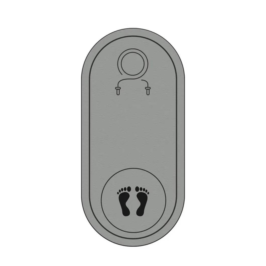 Non Slip TPE Mat Jump Rope Home Exercise Skipping Mat Yoga Mat Jump Rope 6mm Mat TPE