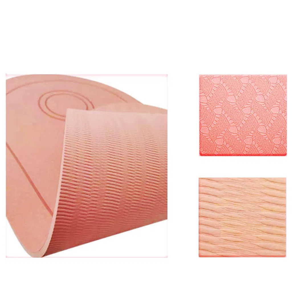 Non Slip TPE Mat Jump Rope Home Exercise Skipping Mat Yoga Mat Jump Rope 6mm Mat TPE