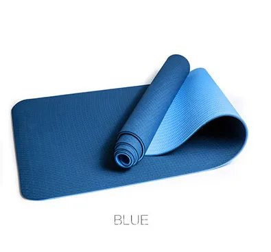 Non-Slip, Waterproof, Soft and Durable for Fitness, Customizable TPE Eco-Friendly Yoga Mat