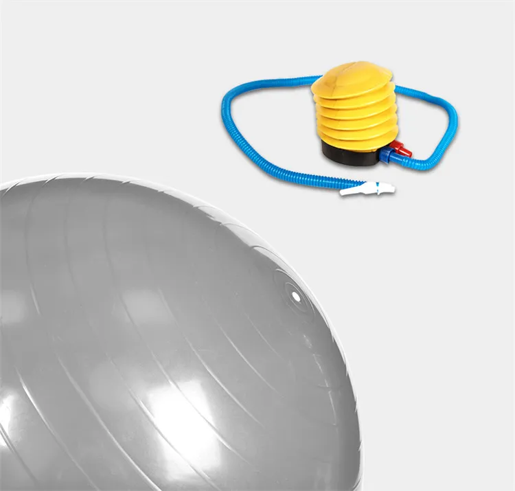 Non-Toxic Anti Burst & Non-Slip Inflatable PVC Exercise Stability Yoga Balance Ball, Eco Friendly Yoga Ball