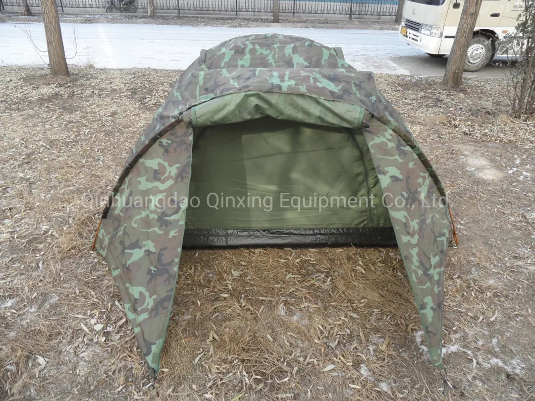 OEM America/Africa/Europe 1-2 Person Military Army Style Durable Waterproof Outdoor Camping Tent Camp Tent