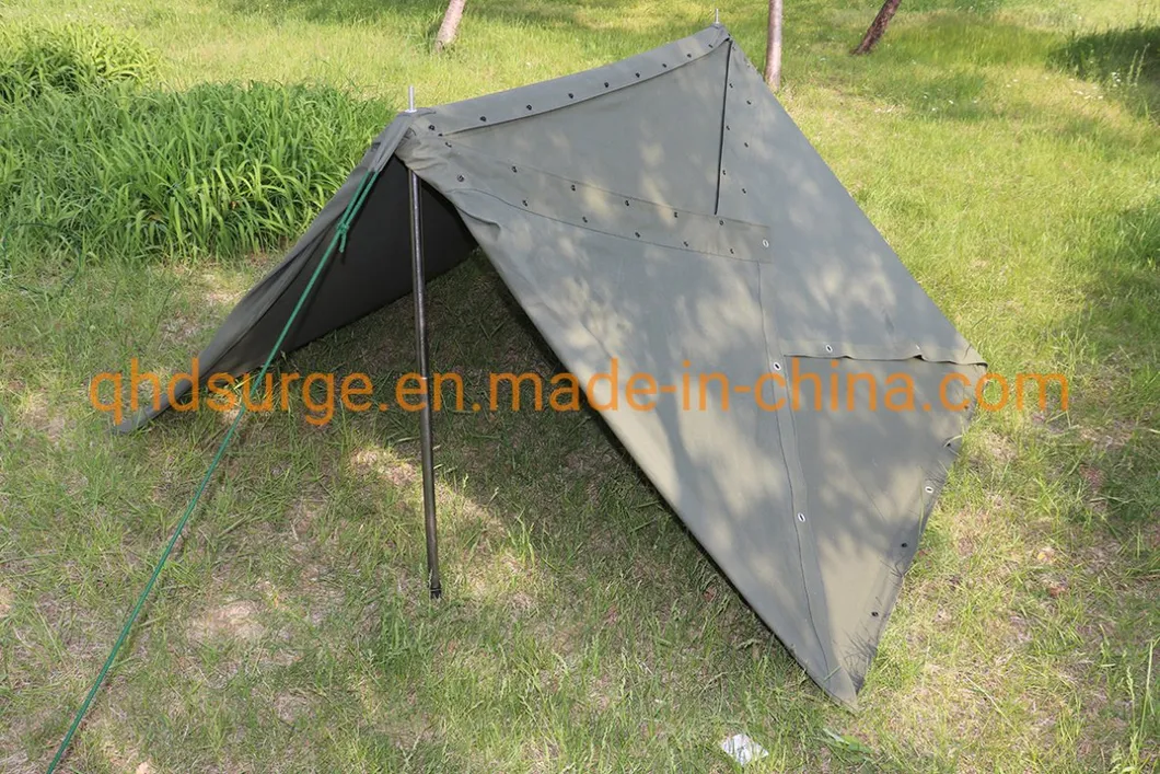 Olive Green Cotton Tent for Hunting/ Relief Rescue/ Adventure Individual Person Use