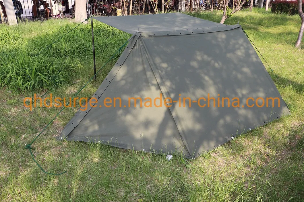 Olive Green Cotton Tent for Hunting/ Relief Rescue/ Adventure Individual Person Use