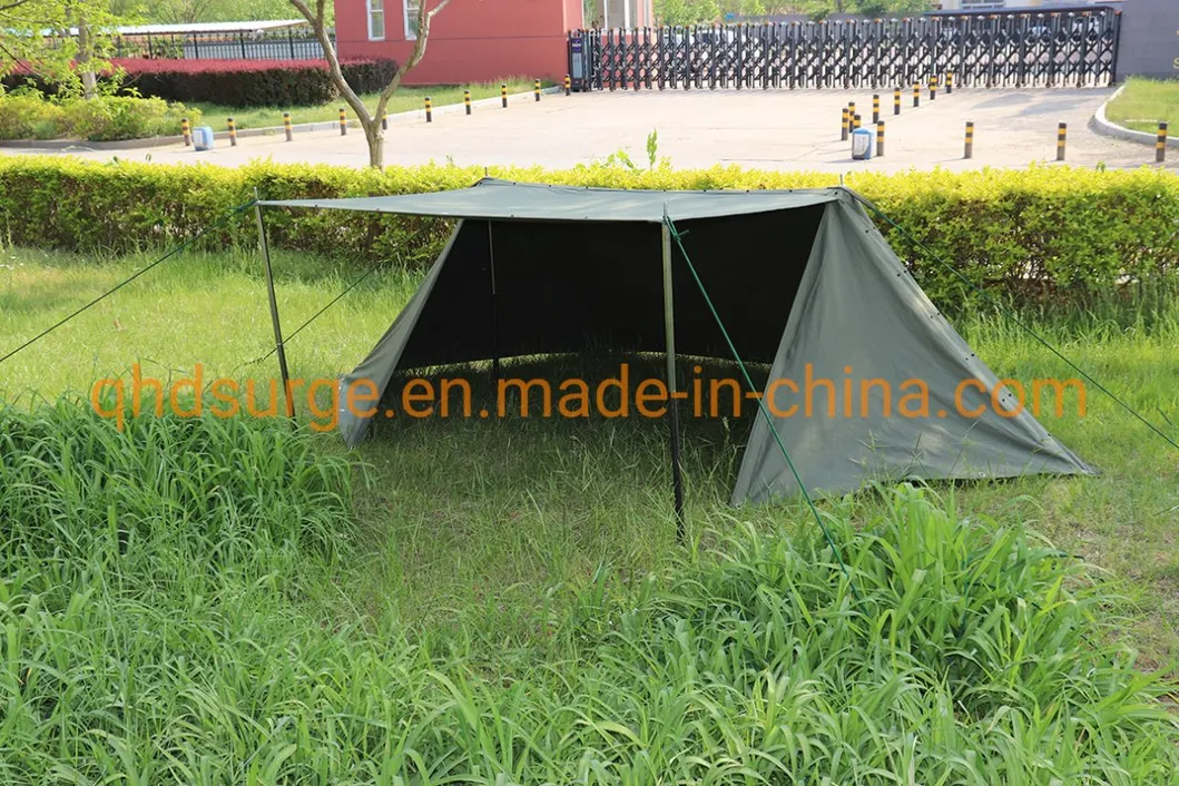 Olive Green Cotton Tent for Hunting/ Relief Rescue/ Adventure Individual Person Use