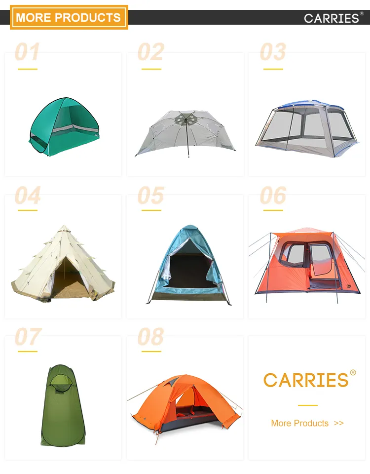 Outdoor Camping Waterproof Instant Pop up 3-4 Person Large Family Tent Double Layers Automatic Party Tent