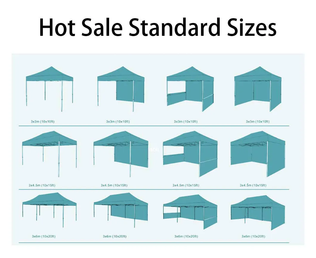 Outdoor Party Wedding Tent with Aluminum Skeleton and Dye Sublimation Printing Fabric