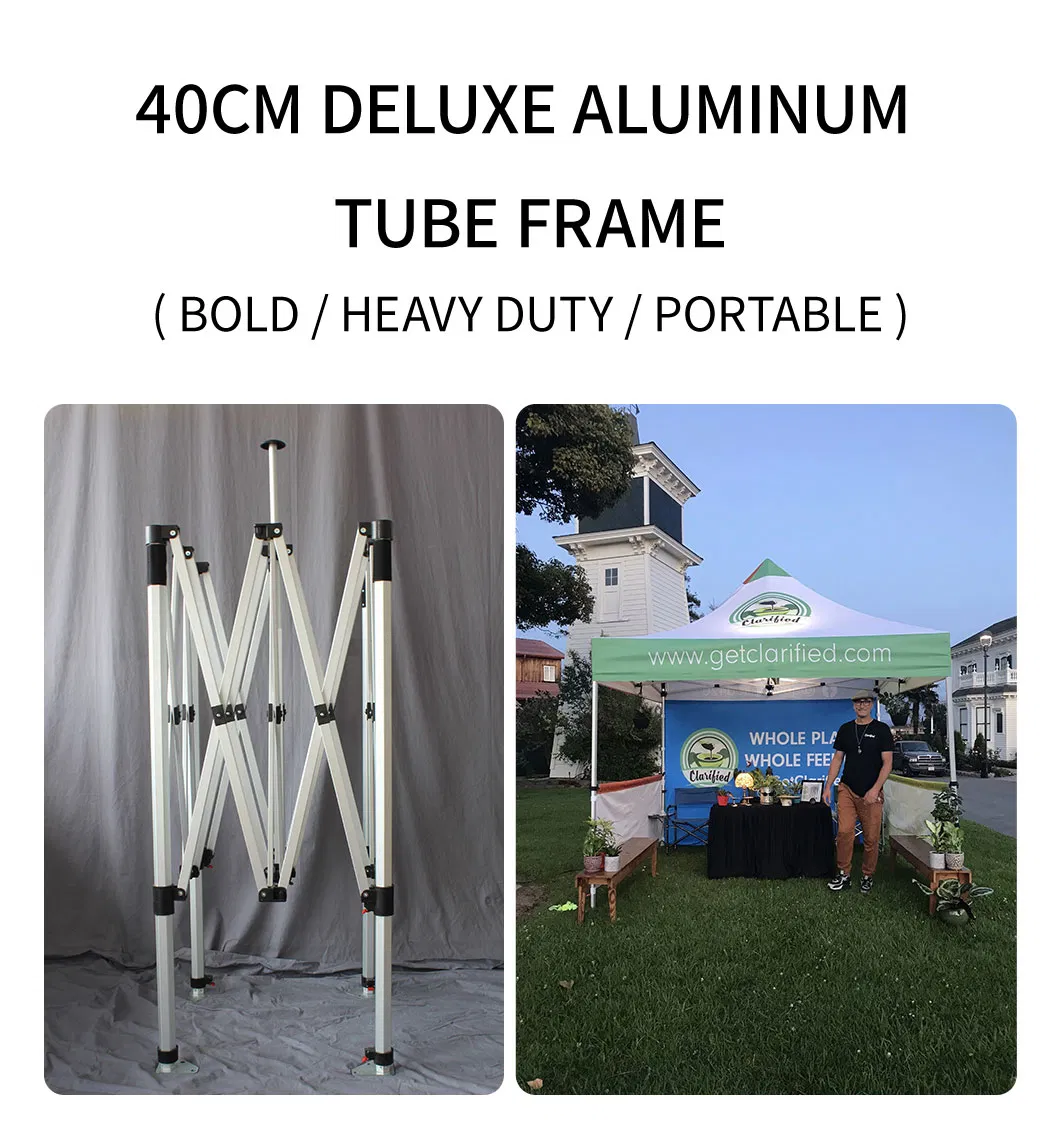 Outdoor Party Wedding Tent with Aluminum Skeleton and Dye Sublimation Printing Fabric