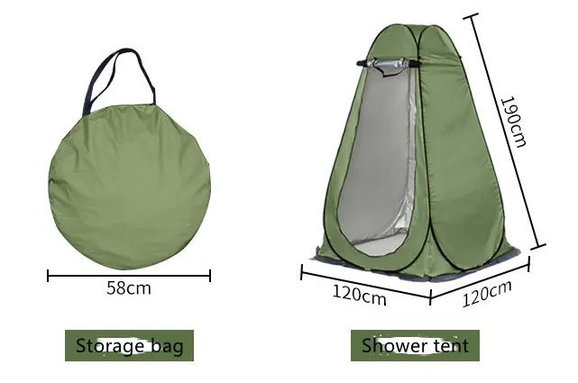 Playdo Portable Shower Bathing Tent Outdoor Customize for Container