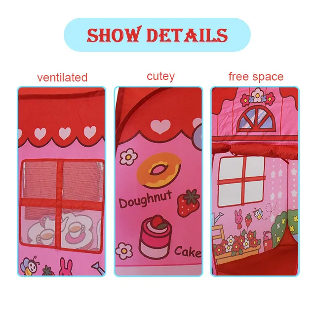 Pop up Toy Tents Kids Tent Play House for Girls