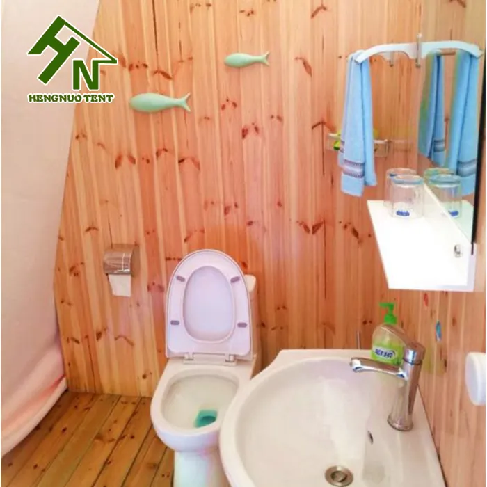 Prefab Hotel Resort Waterproof Geodesic Dome House Tent for Camping