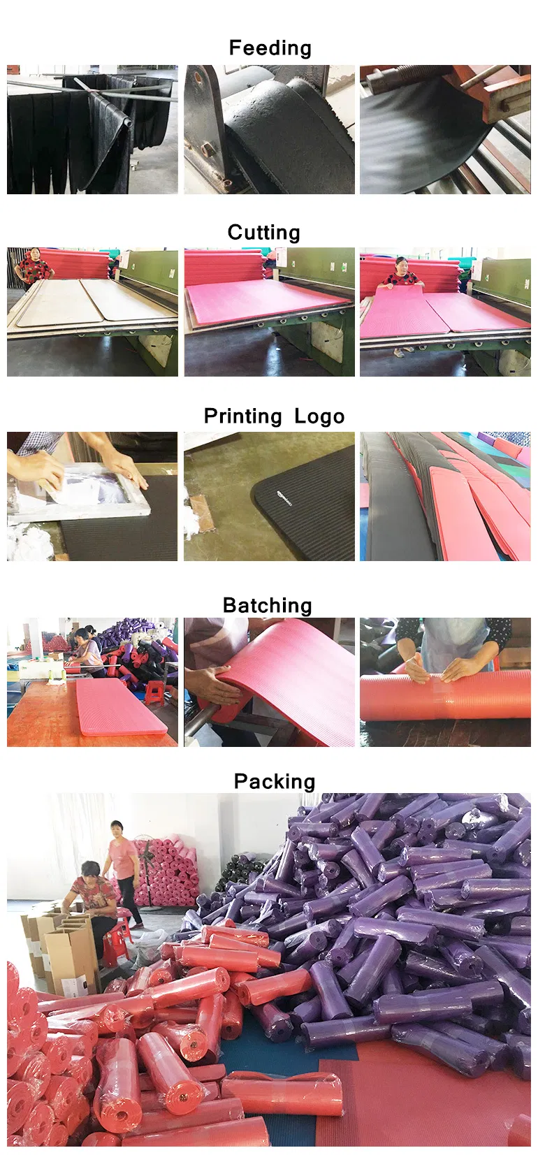 PVC Durable Thick Sport Pilates Yoga Mat Anti-Slip Gym Exercise