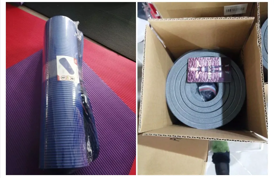 PVC Durable Thick Sport Pilates Yoga Mat Anti-Slip Gym Exercise