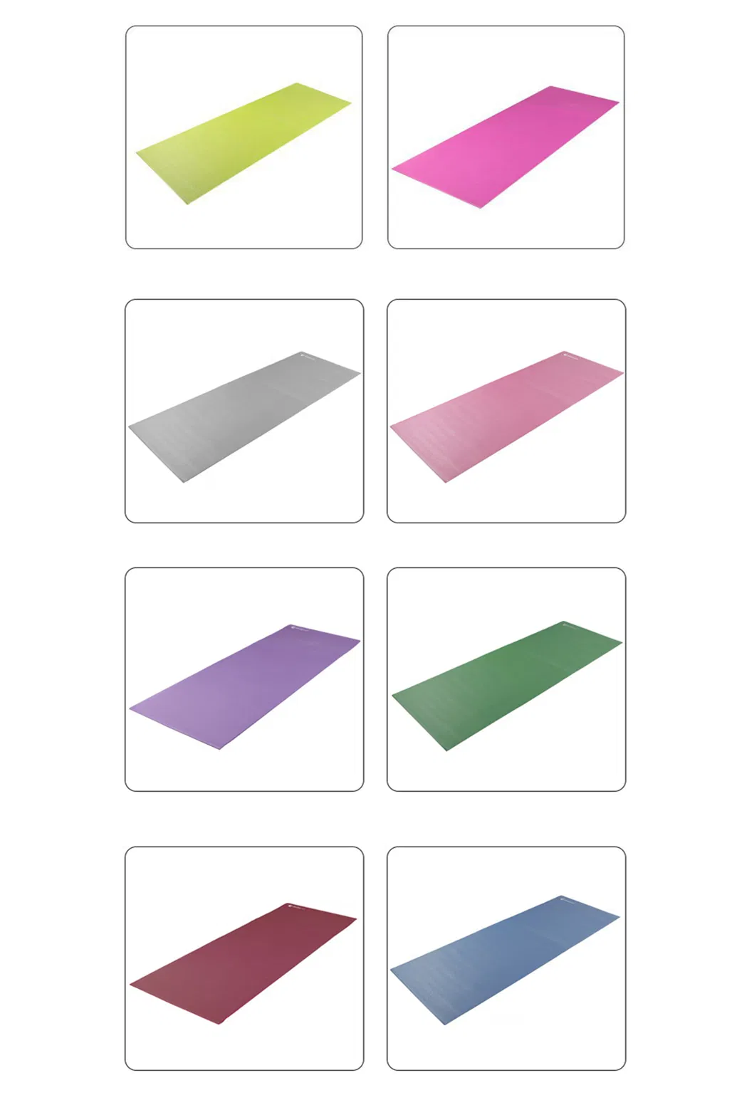 PVC Durable Thick Sport Pilates Yoga Mat Anti-Slip Gym Exercise