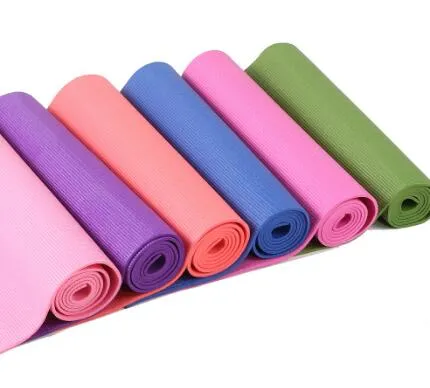 PVC Multi-Color Rectangular Folding Yoga Mat