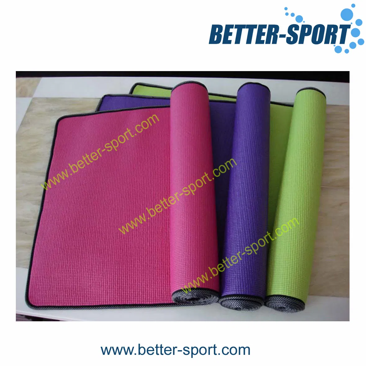 PVC NBR TPE Yoga Mat with Different Materials