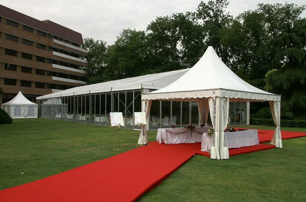 PVC Refuge Fabric Coated Tarpaulin Tent (1000dx1000d 20X20 650g)