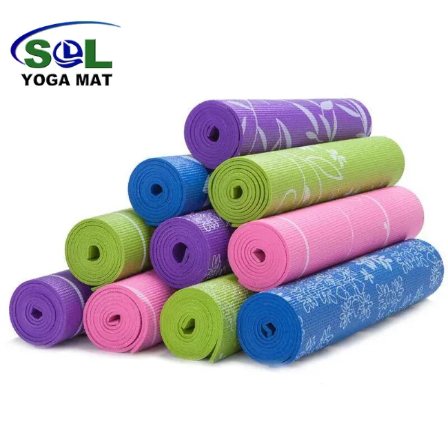 Sol Yoga 1730*610mm Customized Print Modern PVC Yoga Mats