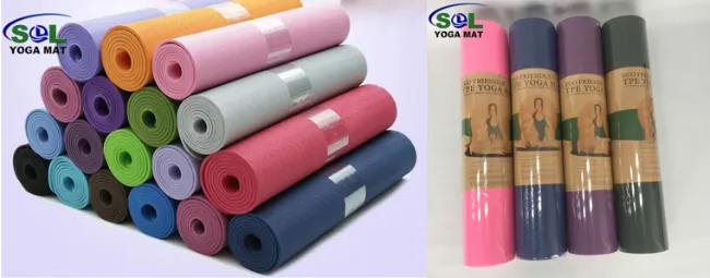 Sol Yoga 1730*610mm Customized Print Modern PVC Yoga Mats