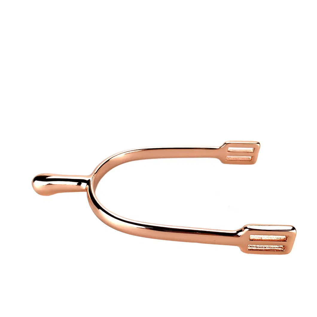 Stainless Steel Inset Western Cowboy Spur with Pinion