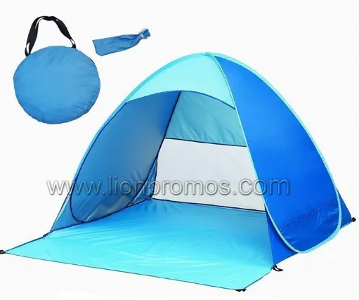 Summer Beach Fishing Leisure Anti UV Coating 2 Person Auto Open Camping Tent