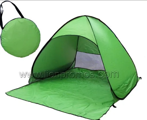 Summer Beach Fishing Leisure Anti UV Coating 2 Person Auto Open Camping Tent