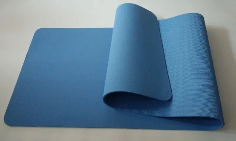 Two Layer 6mm Rubber TPE Printing Yoga Eco Mat