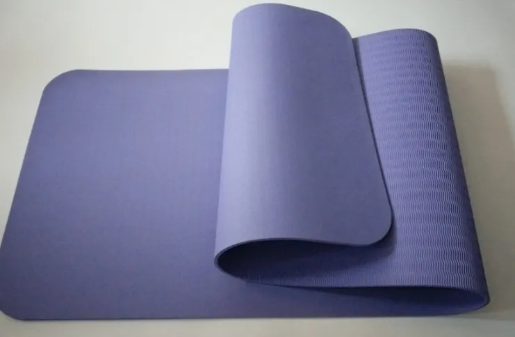 Two Layer 6mm Rubber TPE Printing Yoga Eco Mat