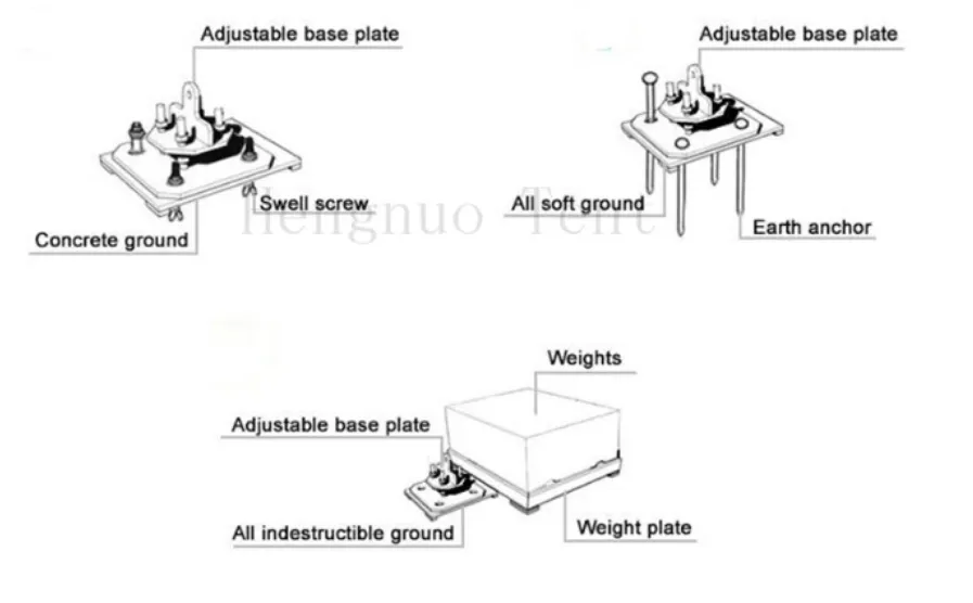 Wholasale Safe Stable Durable Outdoor Weeding Party Tent