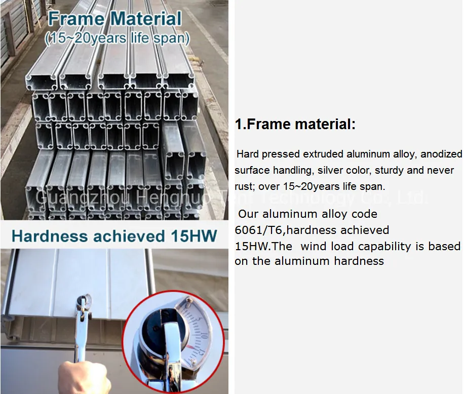 Wholasale Safe Stable Durable Outdoor Weeding Party Tent