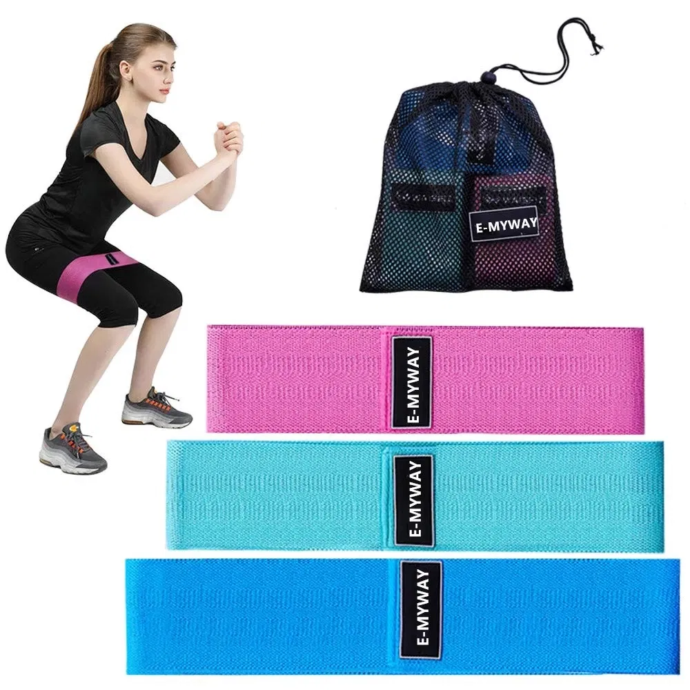 Wholesale Custom Logo Fitness Exercise Workout Yoga Elastic Gym Resistence Fit Simplify Mini Latex Resistance Loop Exercise Bands Set