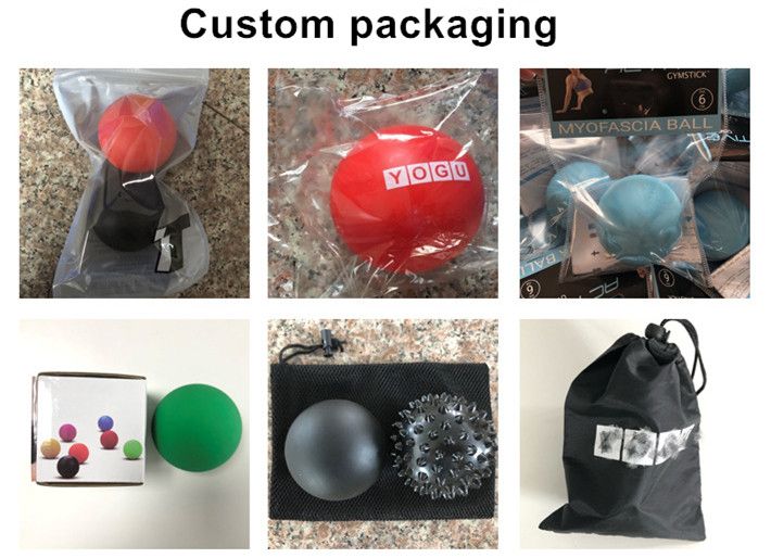 Wholesale Eco-Friendly Colorful Solid Durable Massage Ball Lacrosse Ball