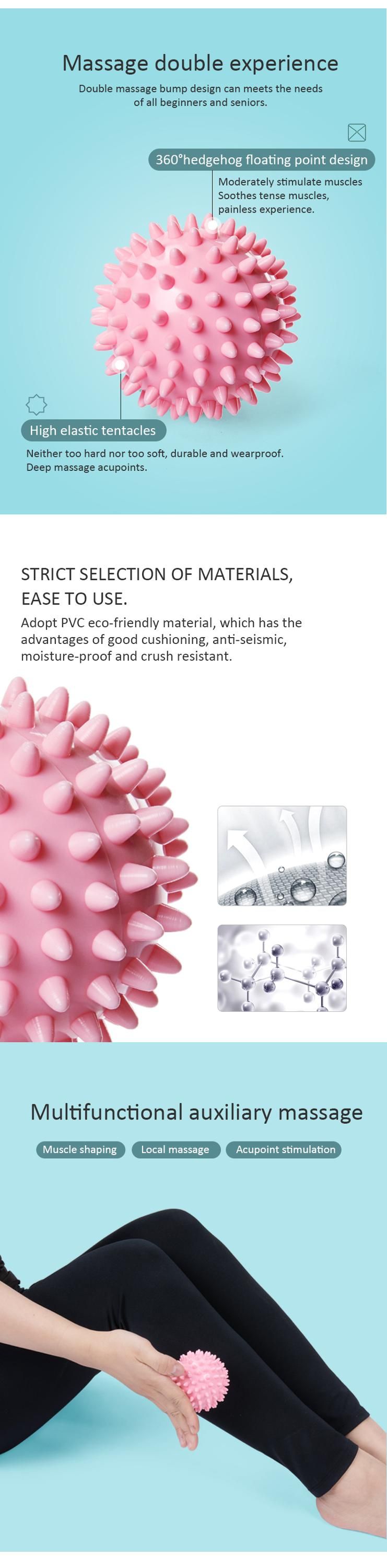 Wholesale Eco-Friendly Colorful Solid Durable Massage Ball Lacrosse Ball