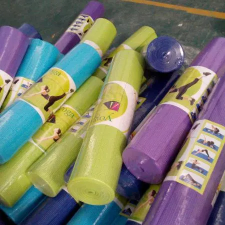 Wholesale PVC Sports Wear Custom Vocational Home Yoga Gym Mat