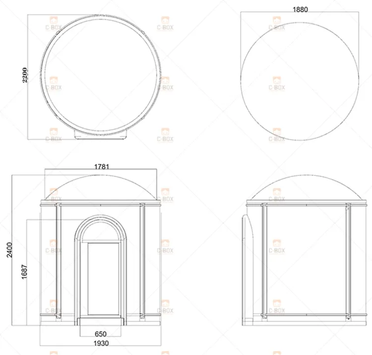 Wind Resistance Durable Transparent Dome Camping Tent Clear Dome Igloo Planetarium Dome Tent