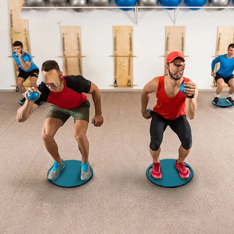 Yoga Plastic Balance Board Plate Dance Balance Plate Taiji Plate Fitness Training Yoga Anti-Slip Sense Coordination Function Exercise Esg13086