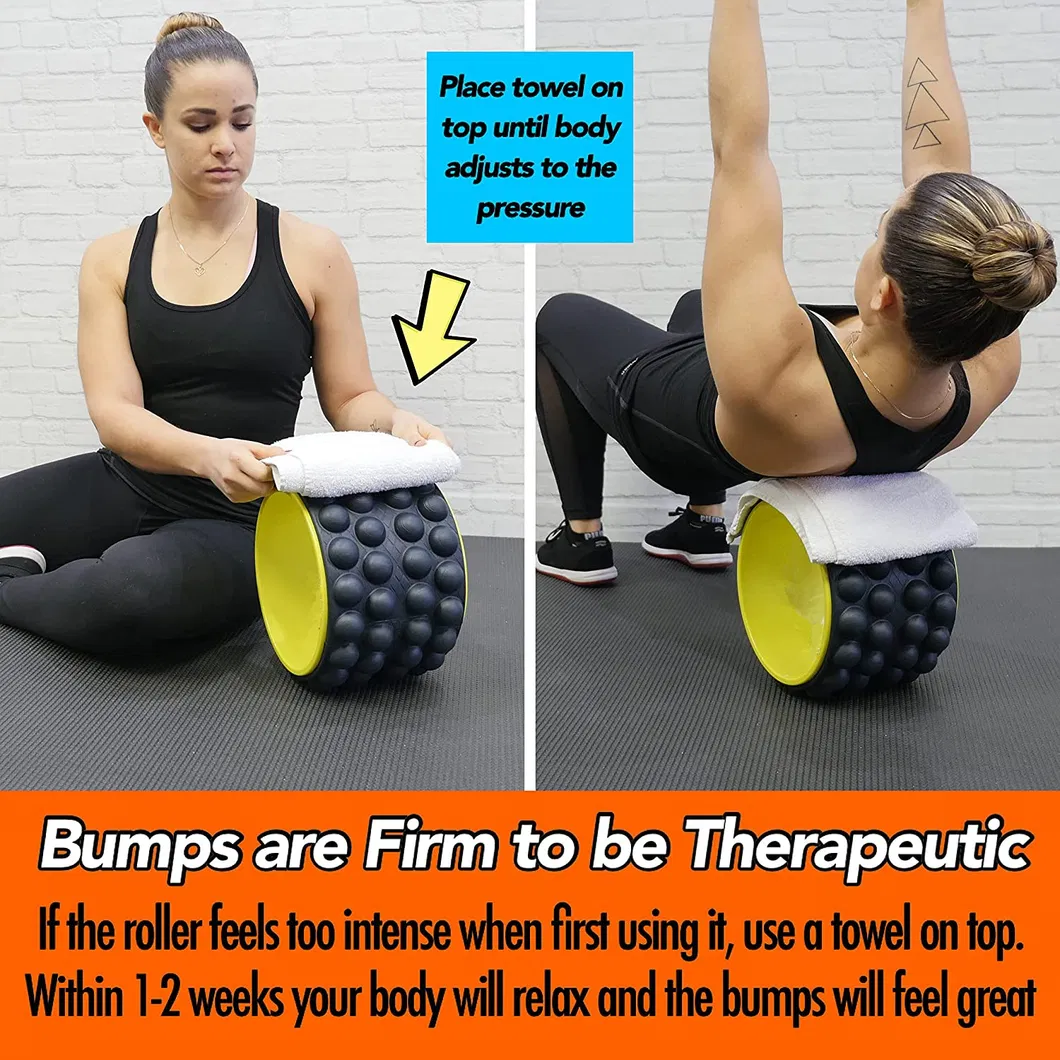 Yoga Wheel, Comfortable & Durable Yoga Balance Accessory, Increase Flexibility and Improve Posture