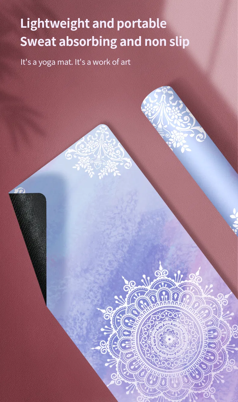 Yugland 183cm 4 mm Workout Custom Non Slip Print Child Kids Cute Yoga Mat Organic Green Pink Big Roll